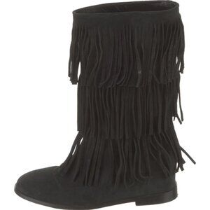 Alice + Olivia Suede Fringe Boots US9.5, IT39.5